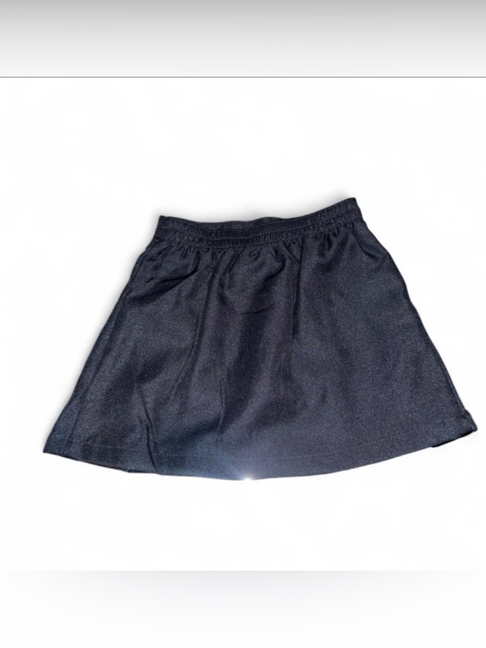 Navy blue A-Line Mini Skirt